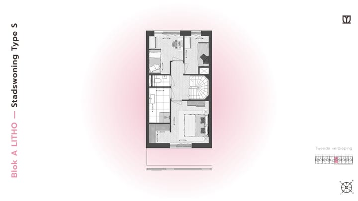 Photo 15 of 182 | LITHO | Stadswon Type S/XL | Blok A (Bouwnr. 182)