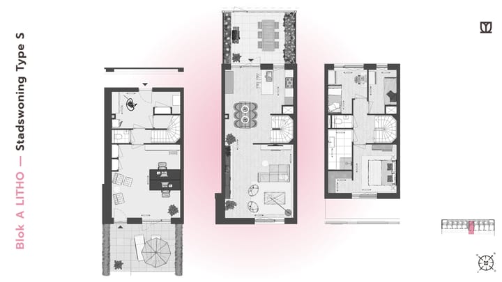 Photo 16 of 182 | LITHO | Stadswon Type S/XL | Blok A (Bouwnr. 182)