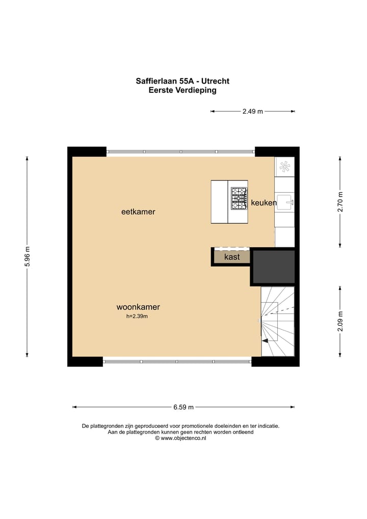 Foto 53 van Saffierlaan 55-A