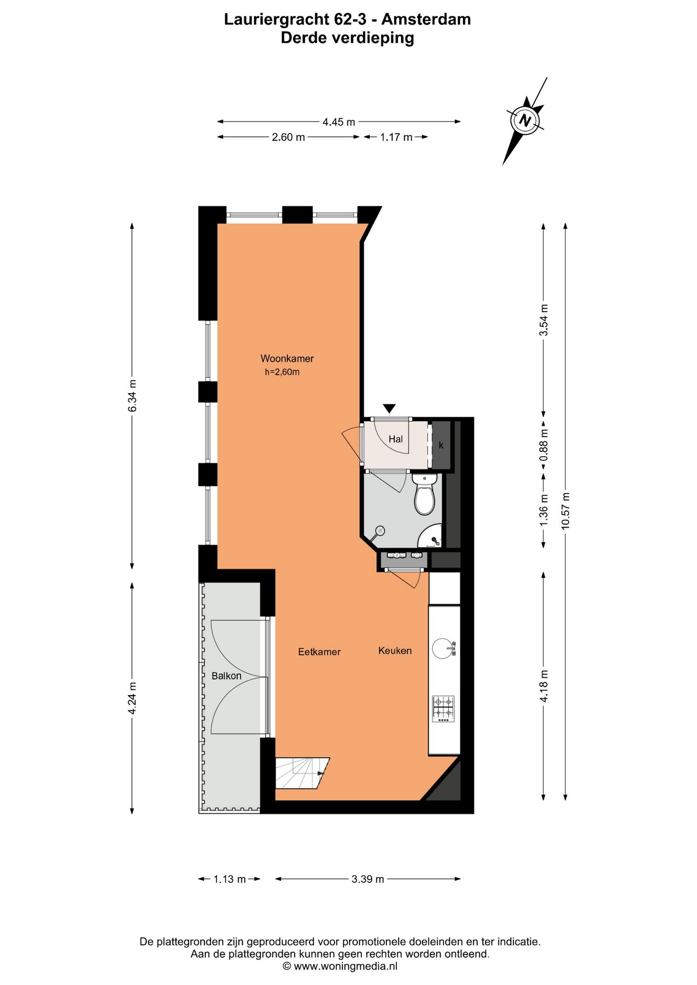 Foto 25 van Lauriergracht 62-3