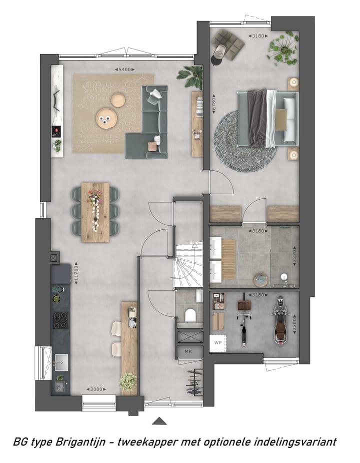 Photo 7 of Brigantijn - Twee-onder-een-kap (Bouwnr. 28)