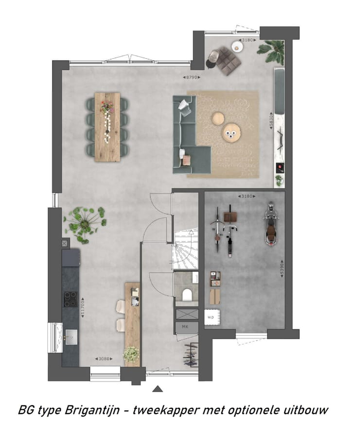 Photo 6 of Brigantijn - Twee-onder-een-kap (Bouwnr. 37)