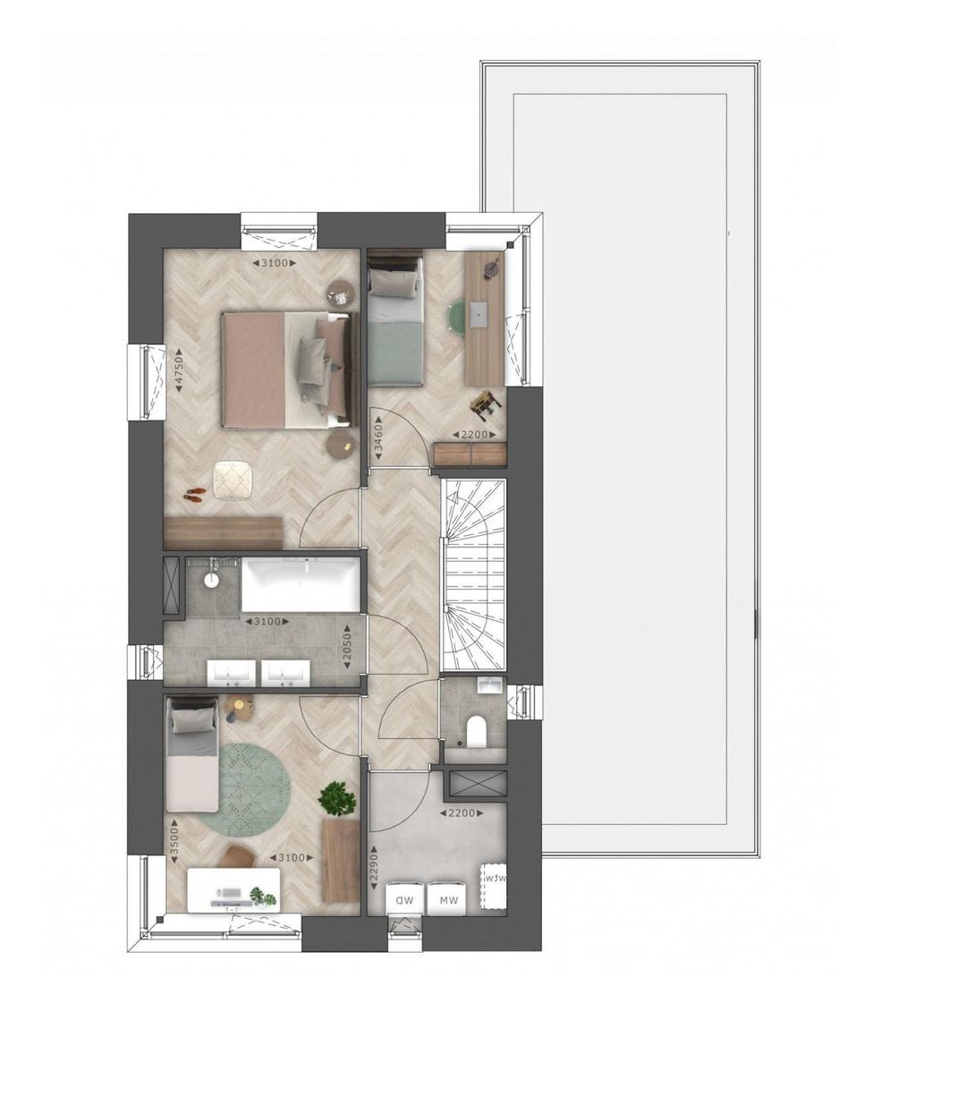 Foto 8 van Tjalk - Vrijstaand (Bouwnr. 26)