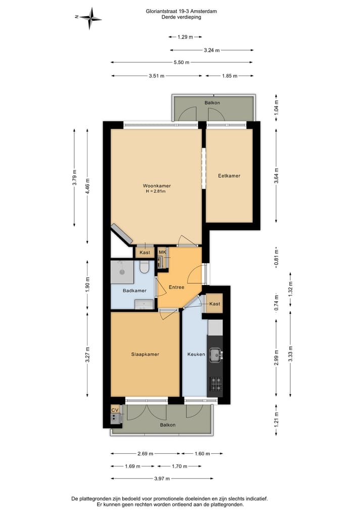 Foto 35 van Gloriantstraat 19-3