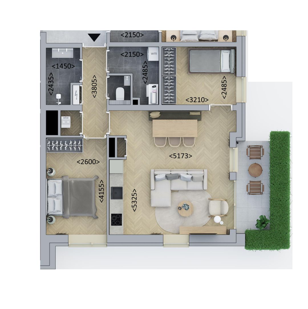 Foto 1 van Kopappartement Standaard (Bouwnr. B0.4)