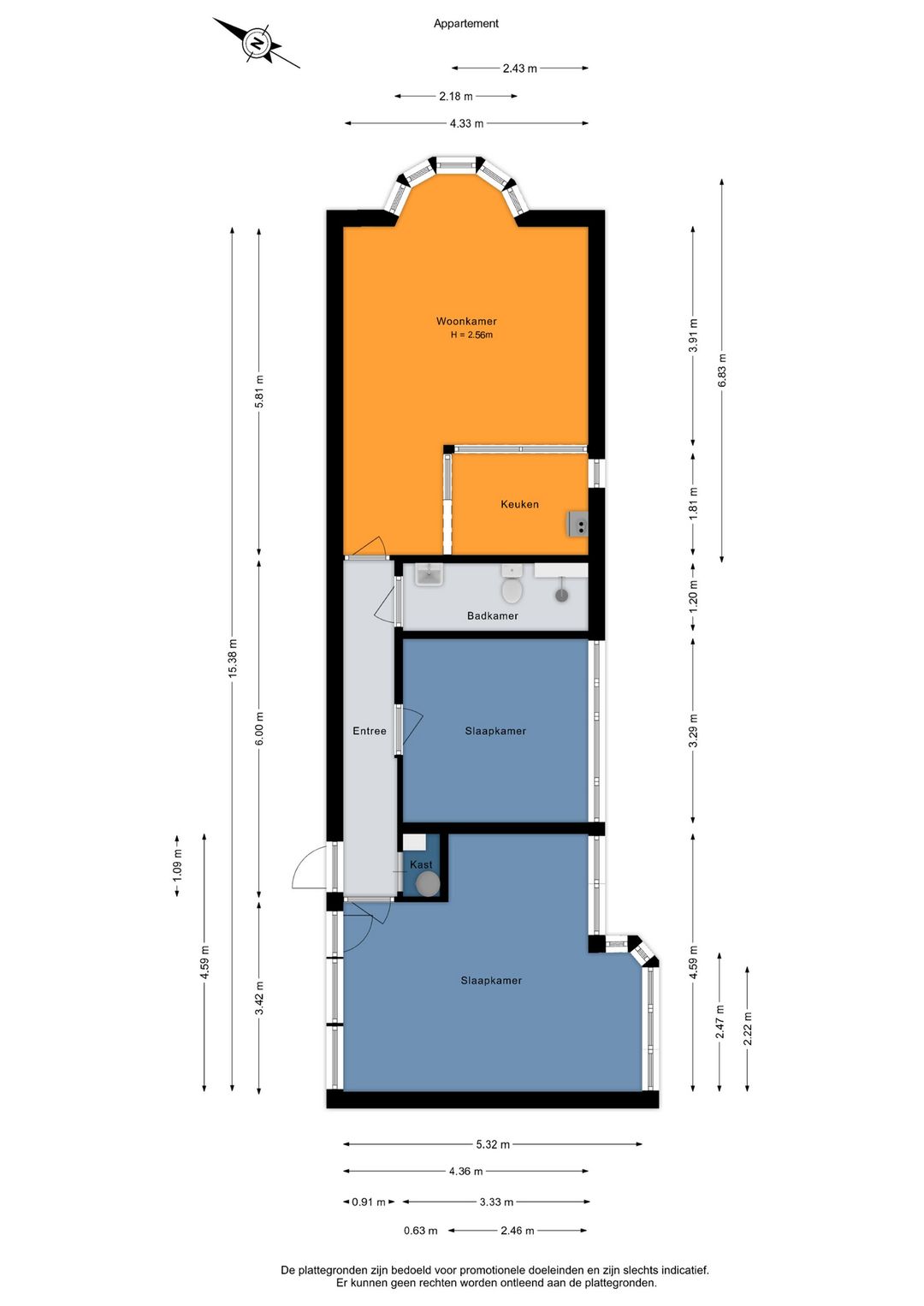 Foto 22 van Reinwardtstraat 55-F