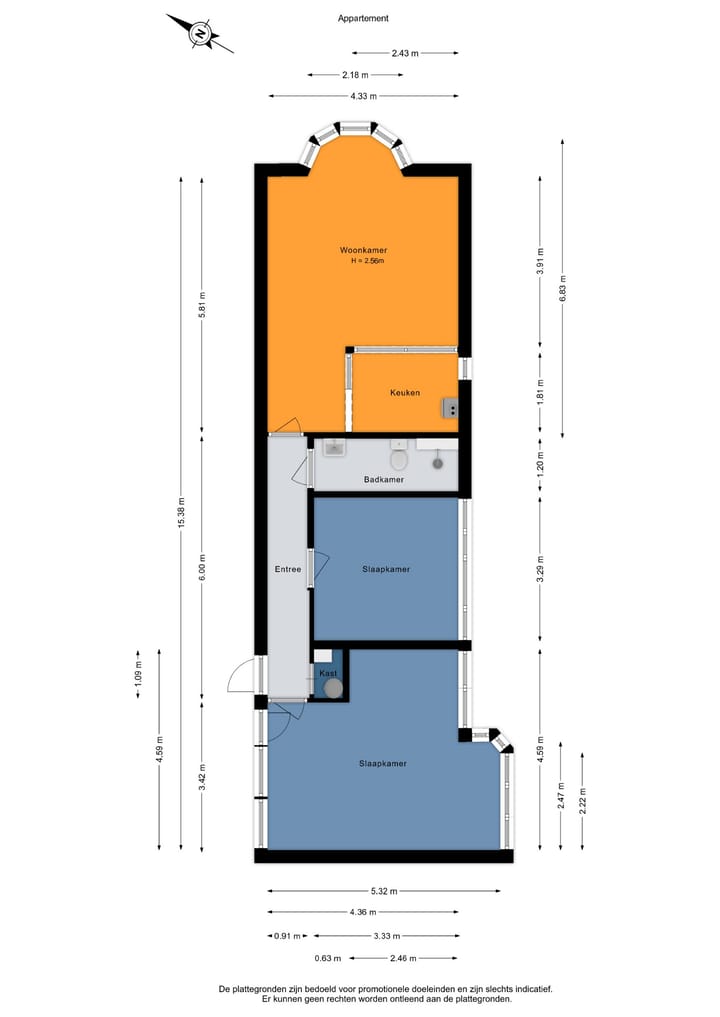 Foto 22 van Reinwardtstraat 55-F