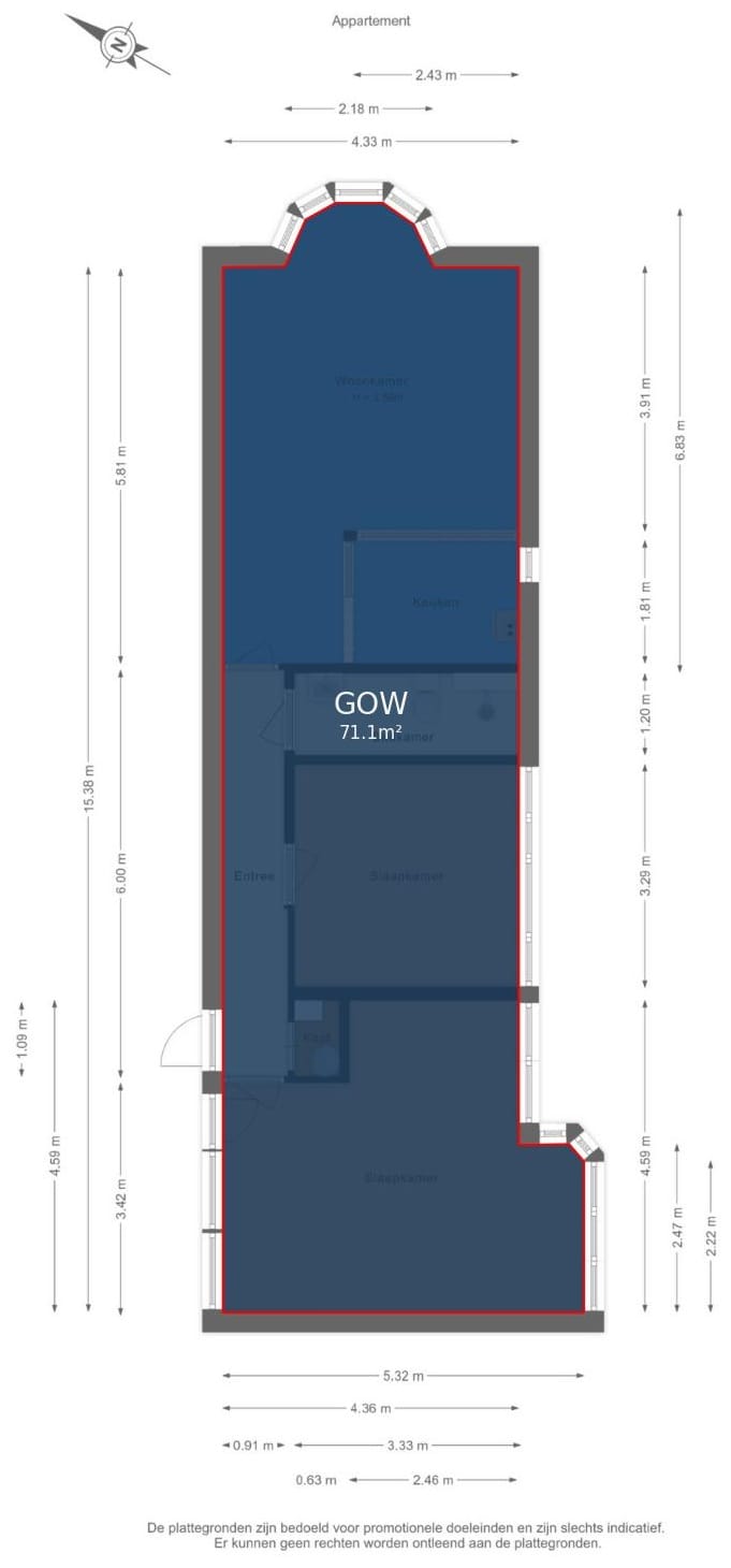 Foto 23 van Reinwardtstraat 55-F