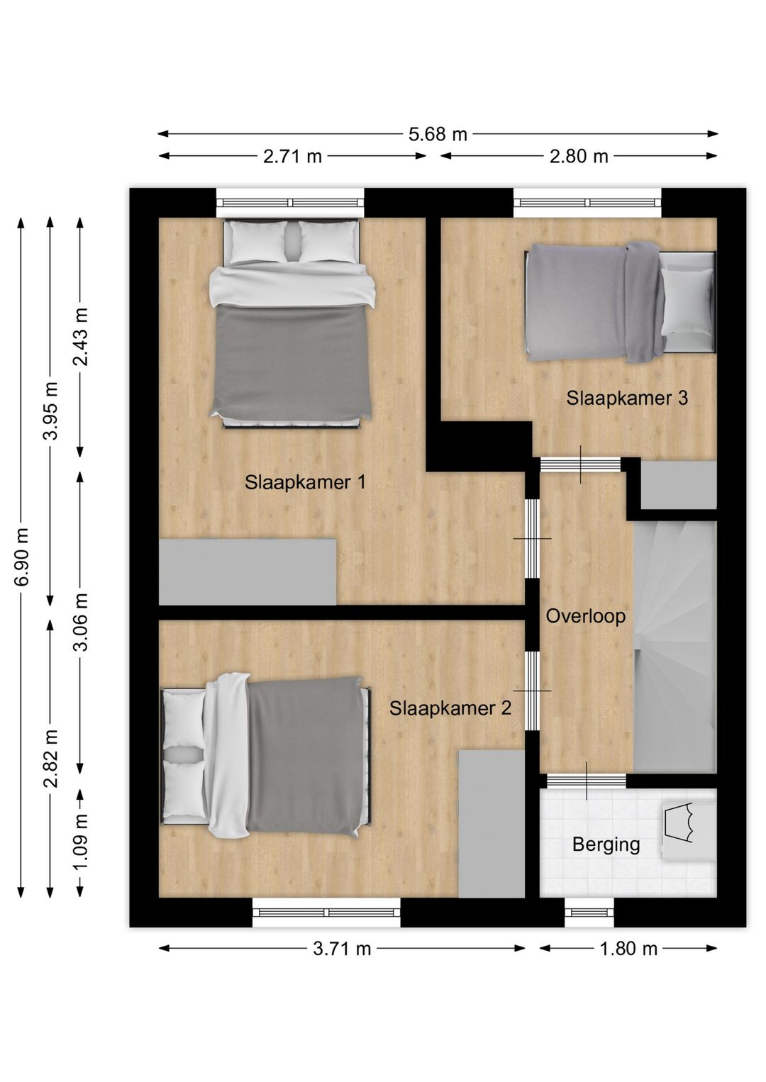 Foto 16 van Henric van Veldekestraat 31