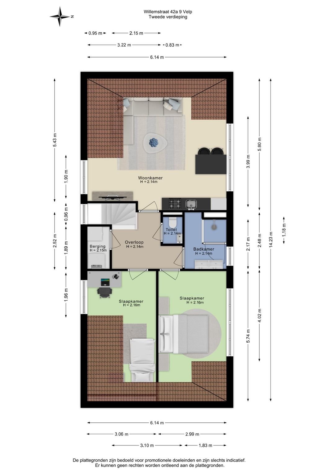 Foto 31 van Willemstraat 42-A9