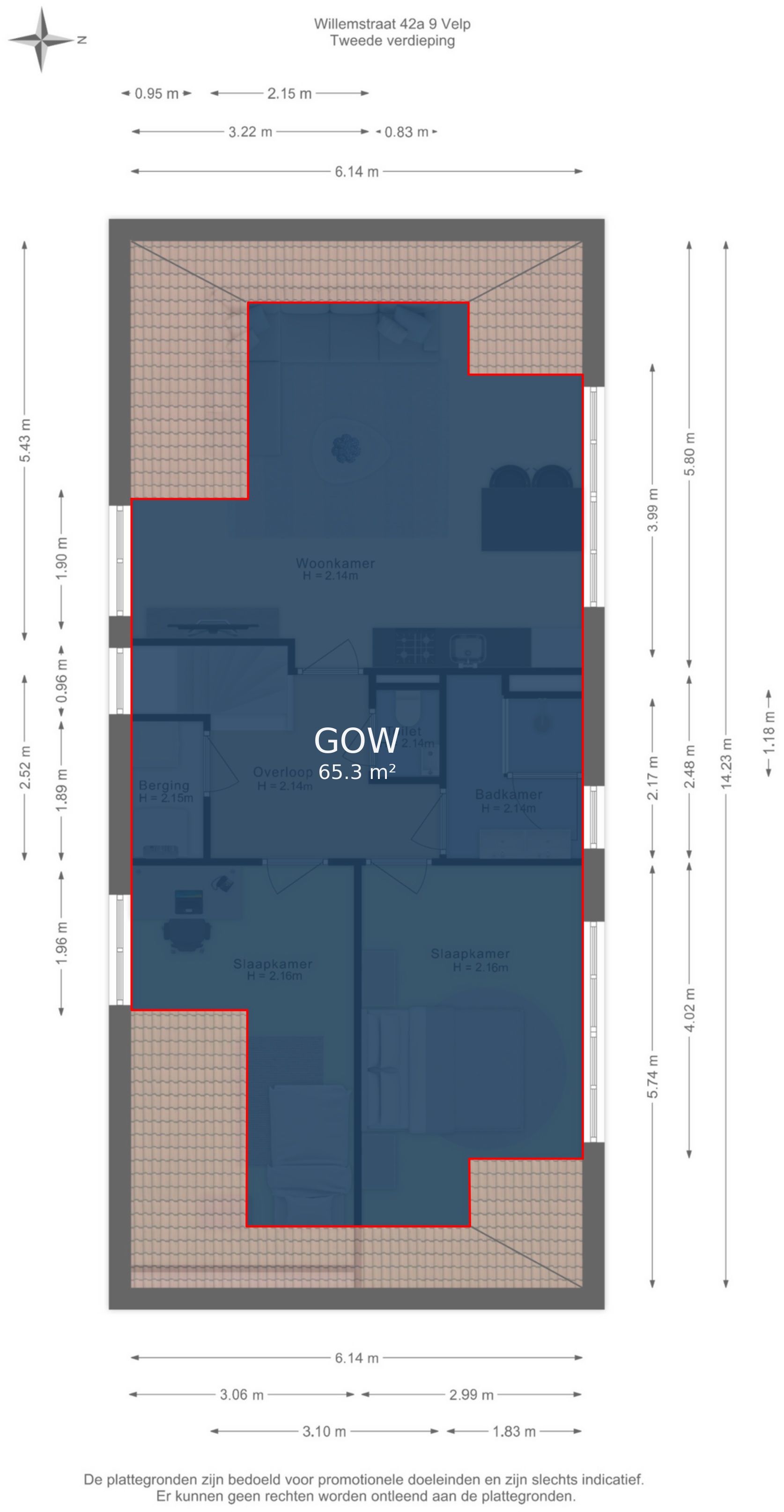 Foto 33 van Willemstraat 42-A9