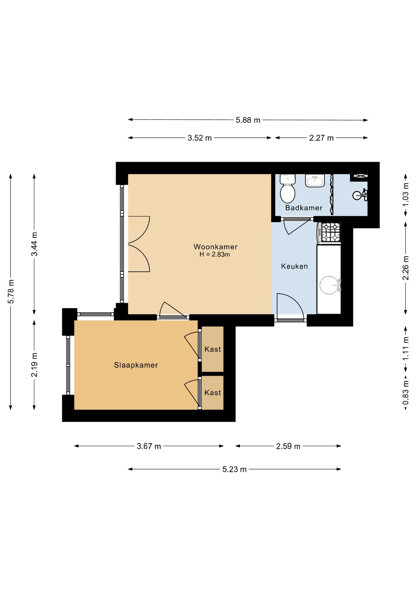 Foto 15 van Albertus Perksteeg 13-C