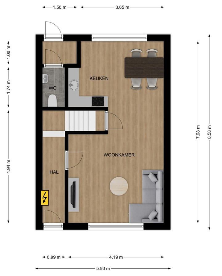 Foto 20 van Burg.Franssenstraat 18