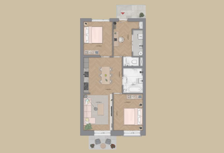 Photo 3 of Appartement type D (Bouwnr. 9)