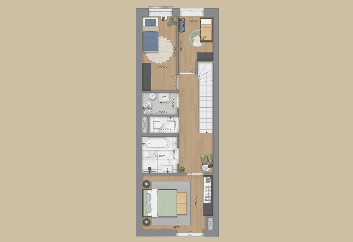 Foto 3 van Appartement type F (Bouwnr. 16)