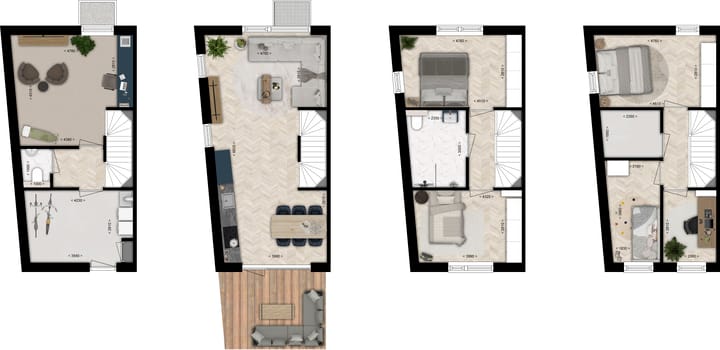 Foto 3 van Stadswoning type N (Bouwnr. 1)