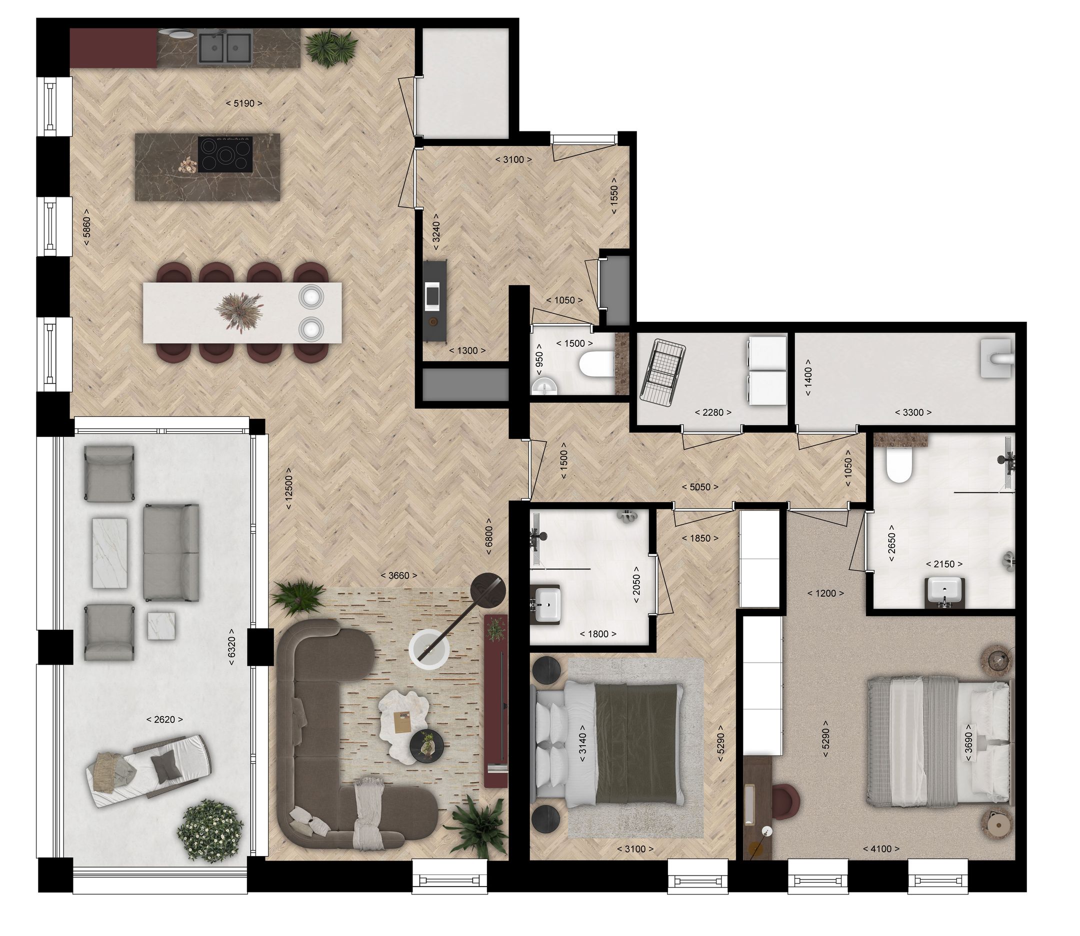 Foto 3 van Penthouse type K (Bouwnr. 71)