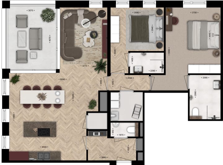 Photo 3 of Penthouse type L (Bouwnr. 72)