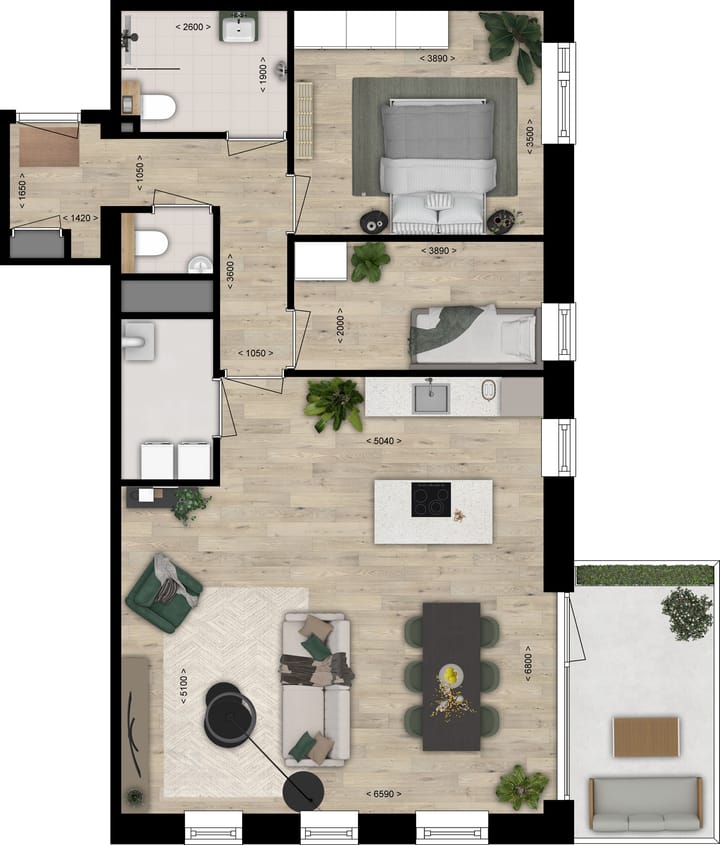 Photo 3 of Appartement type I (Bouwnr. 39)