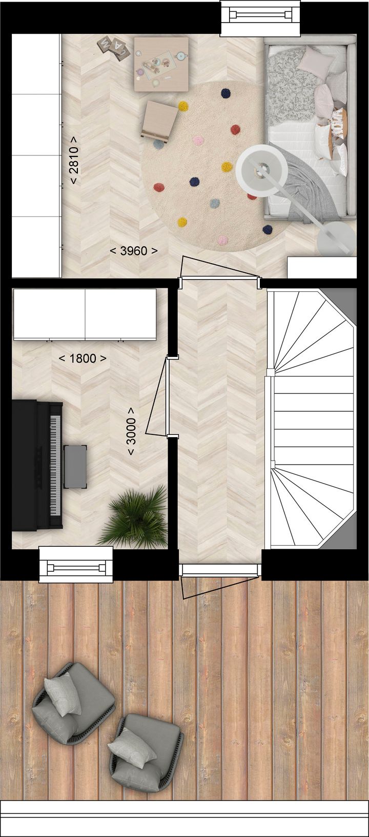 Foto 4 van Stadswoning type Q (Bouwnr. 9)