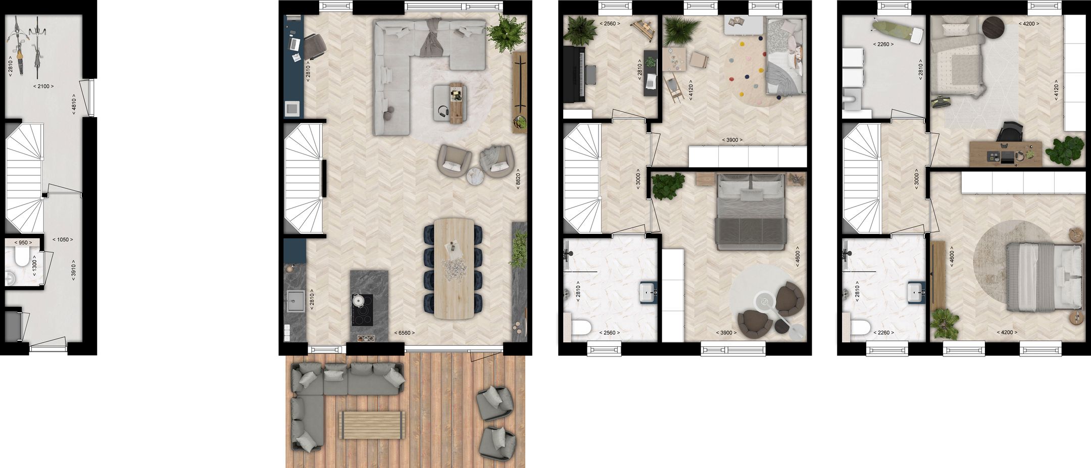 Foto 3 van Stadswoning type O (brugwoning) (Bouwnr. 2)