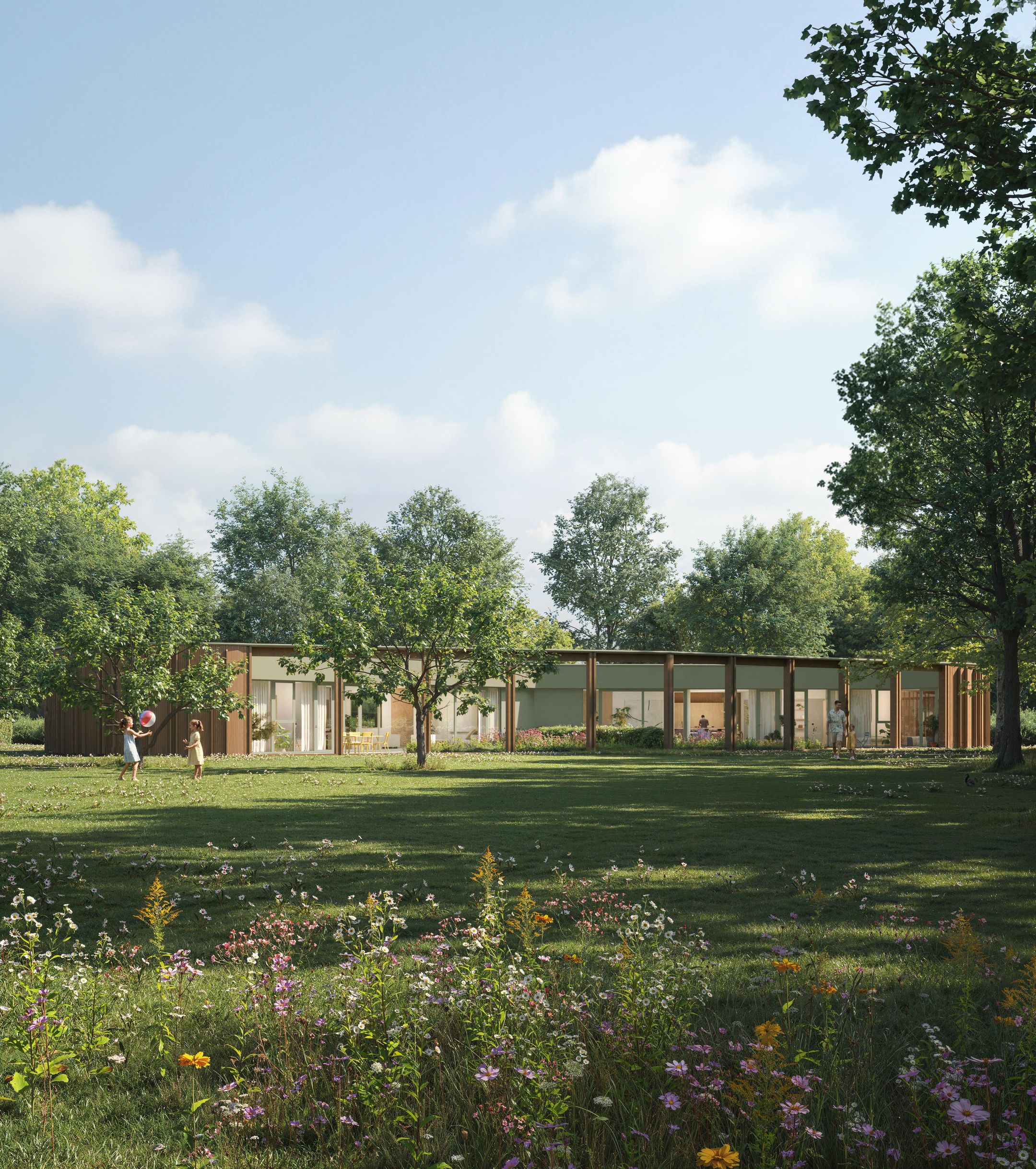 Foto van Tussen de bomen bij de Thooren