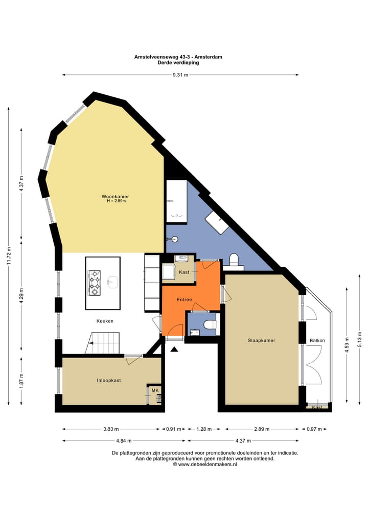 Photo 5 of Amstelveenseweg 43-3