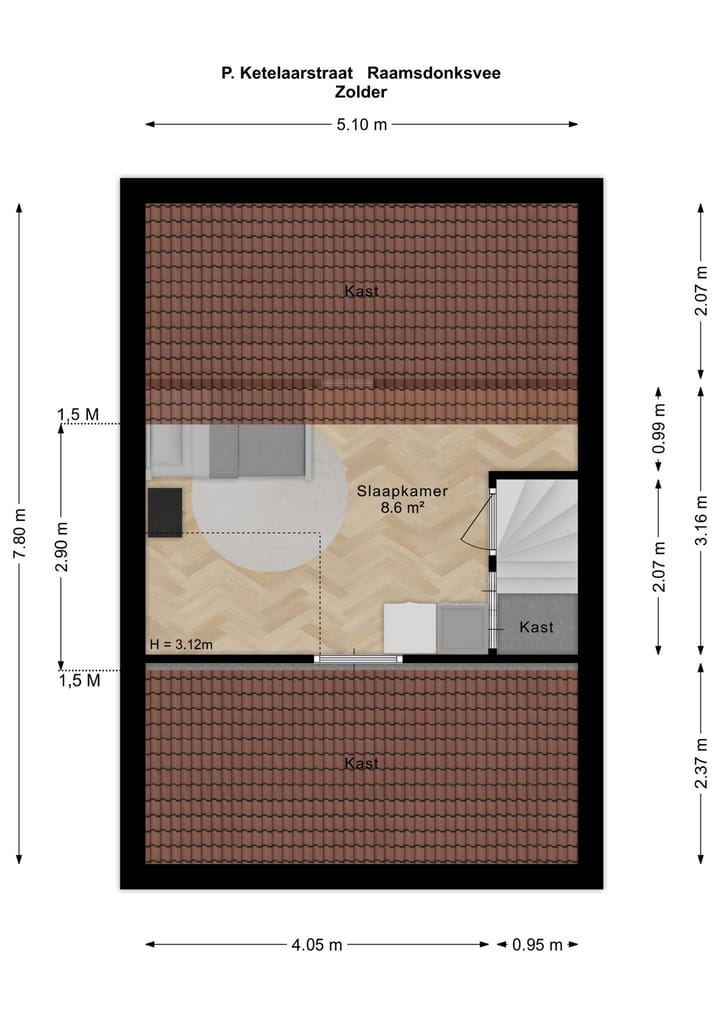 Foto 52 van P. Ketelaarstraat 8