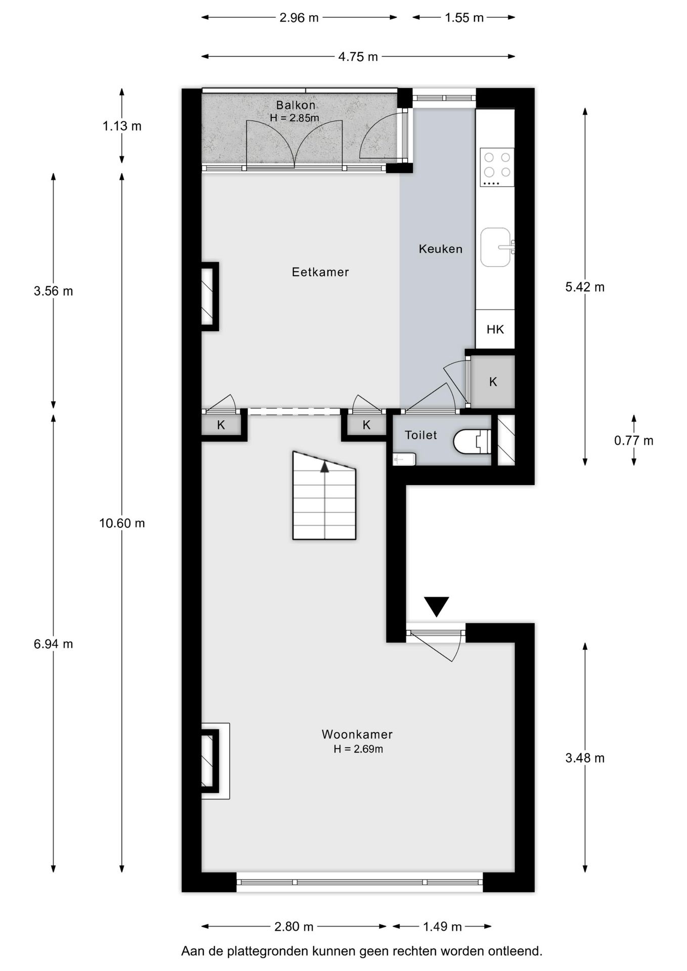 Foto 29 van Borgesiusstraat 13-A02