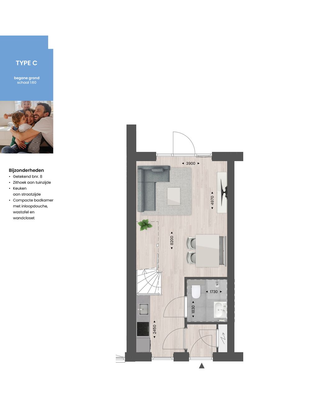 Foto 7 van Rijwoningen (Bouwnr. 008)