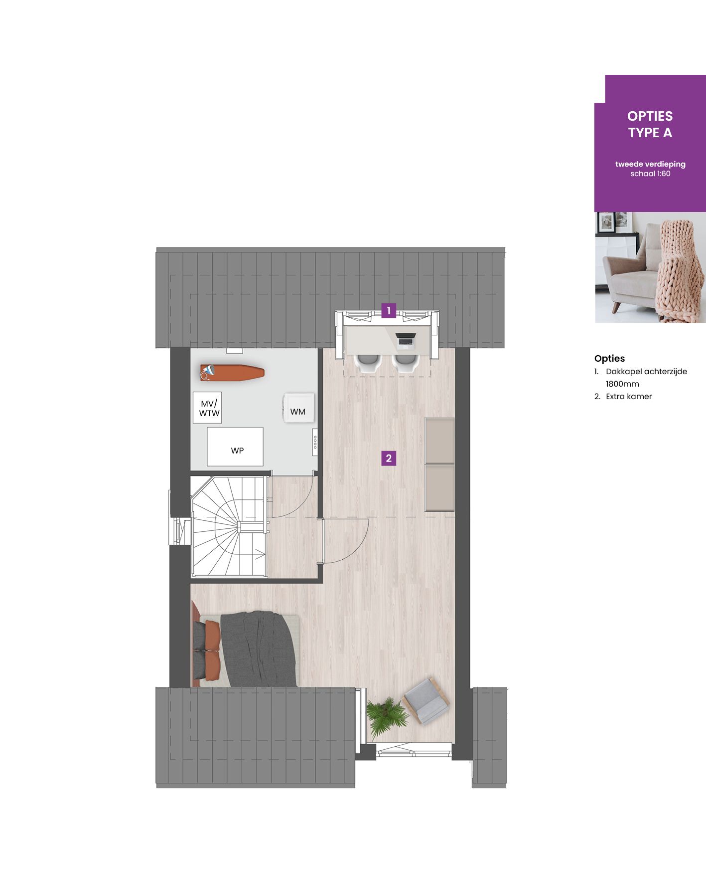 Foto 12 van Tweekappers (Bouwnr. 004)