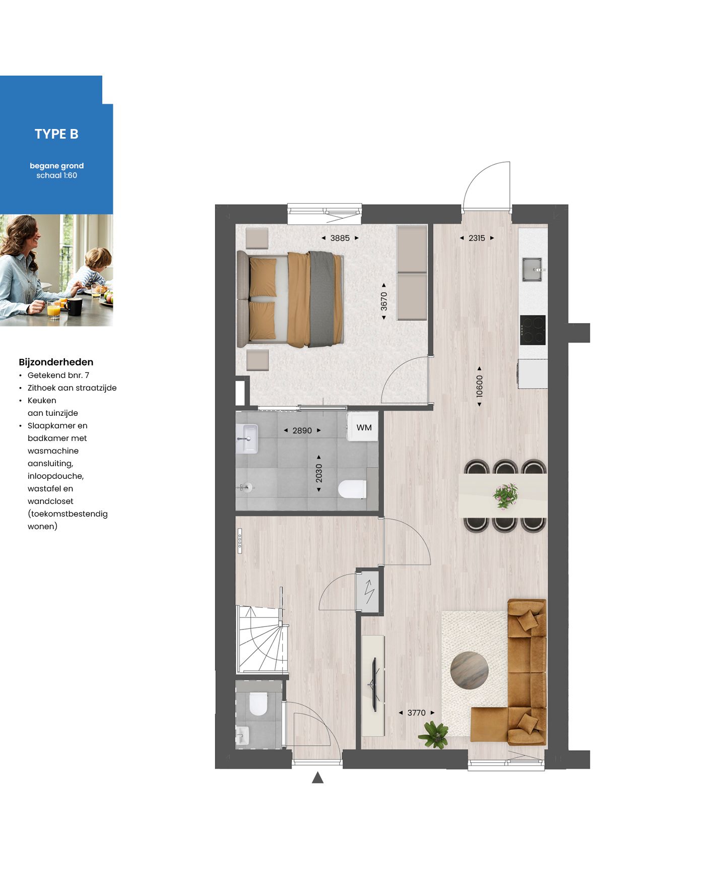 Foto 4 van Levensloopbestendige hoekwoningen (Bouwnr. 014)