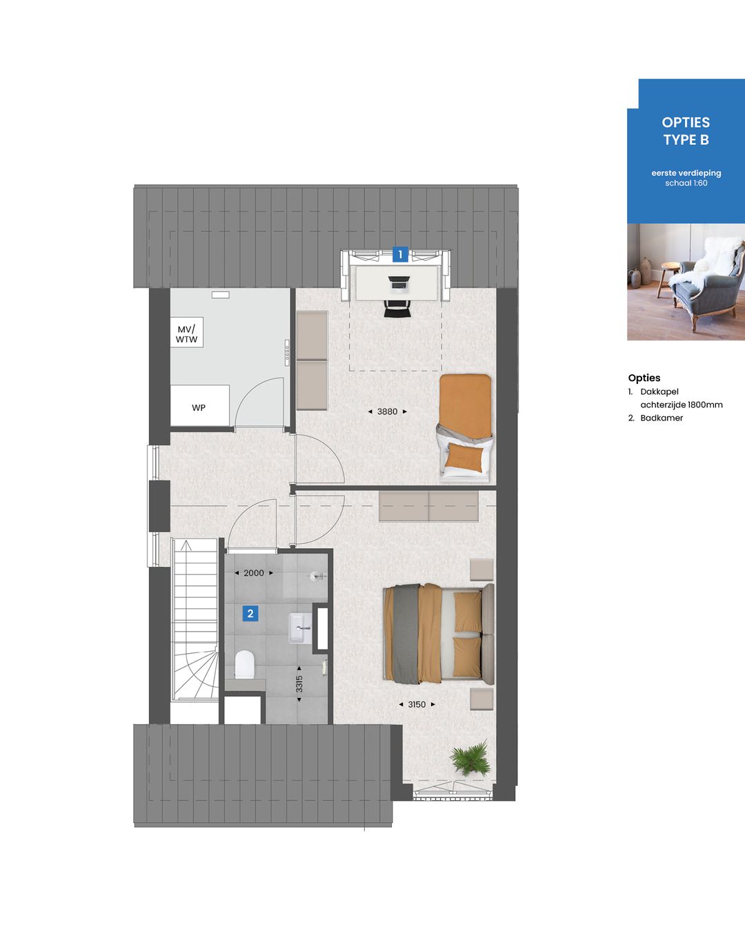 Foto 7 van Levensloopbestendige hoekwoningen (Bouwnr. 014)