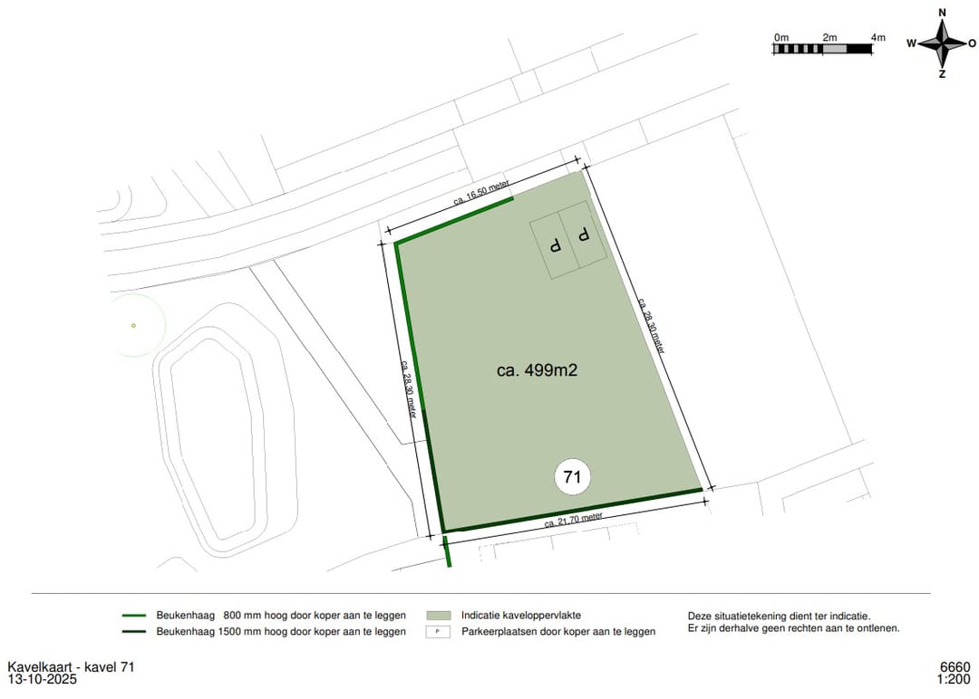 Foto 1 van Bouwvrije kavels (Bouwnr. 71)