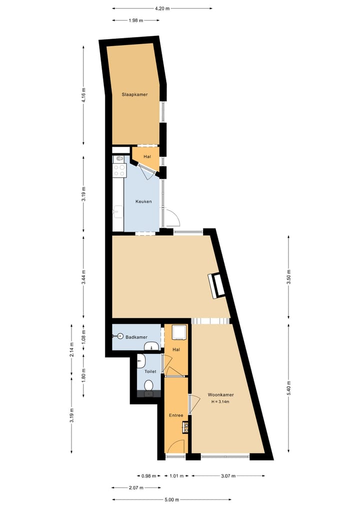 Foto 27 van Raamsteeg 17-ZW