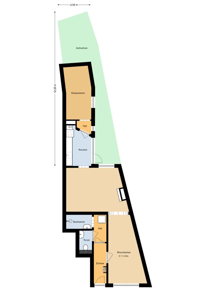 Foto 28 van Raamsteeg 17-ZW