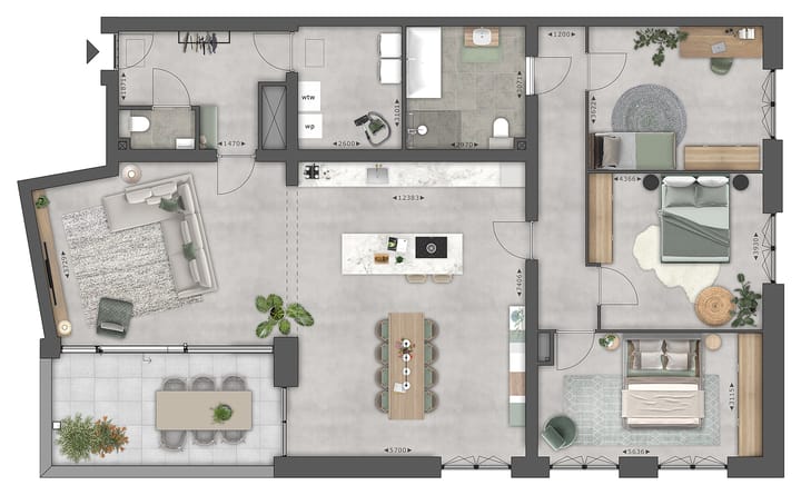 Foto 12 van Plas - Bouwnummer 002 (Bouwnr. 002)