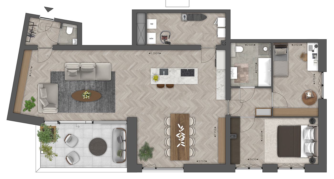 Foto 12 van Plas - Bouwnummer 012 (Bouwnr. 012)