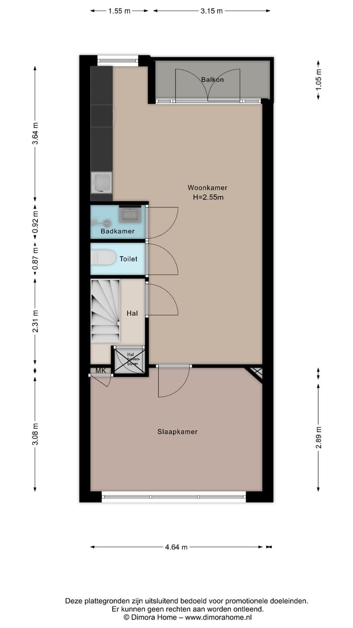 Foto 20 van Heemskerkstraat 70-A01