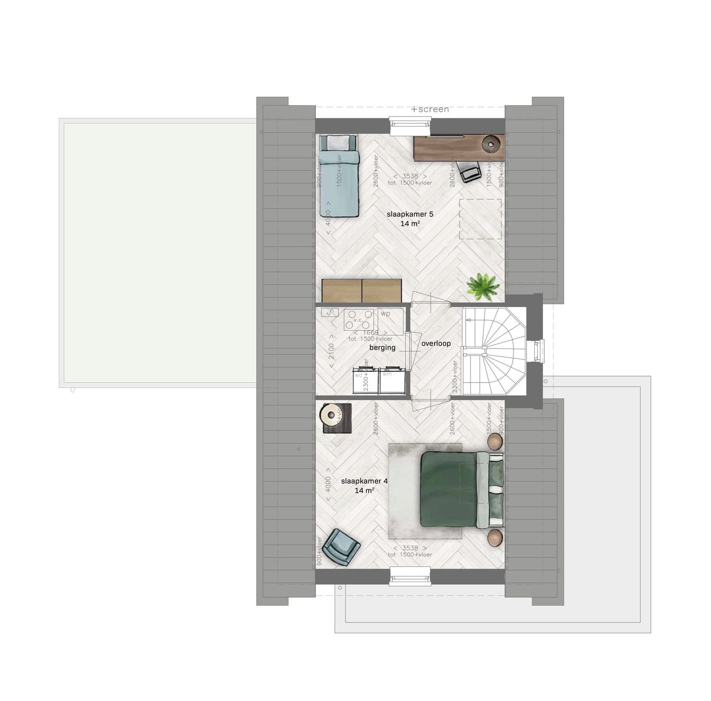 Foto 4 van KV1s-vrijstaand (Bouwnr. 288)