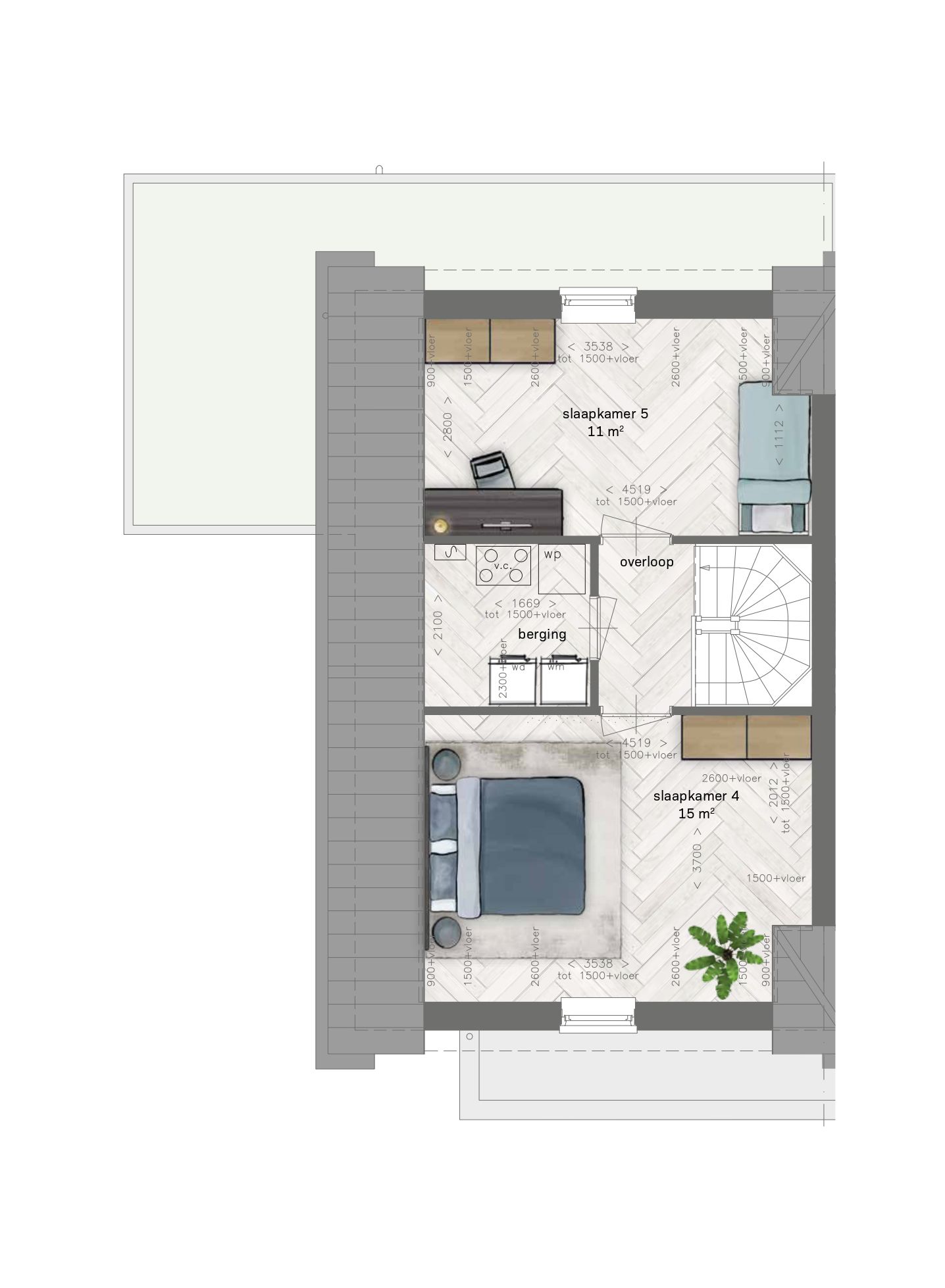 Photo 4 of KV2-2^1 | dwarskap (Bouwnr. 296)