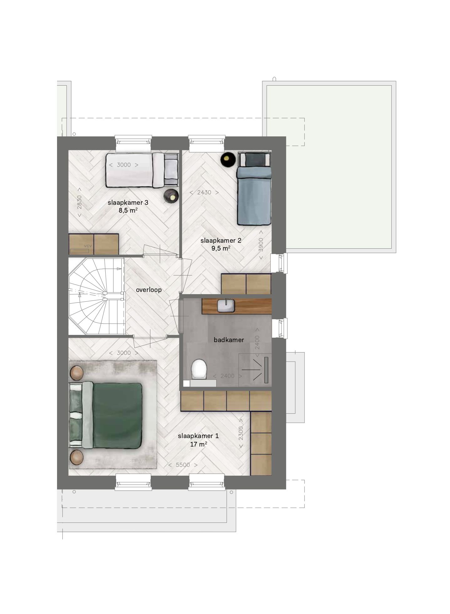 Foto 3 van KV4-2^1 | langskap (Bouwnr. 289)