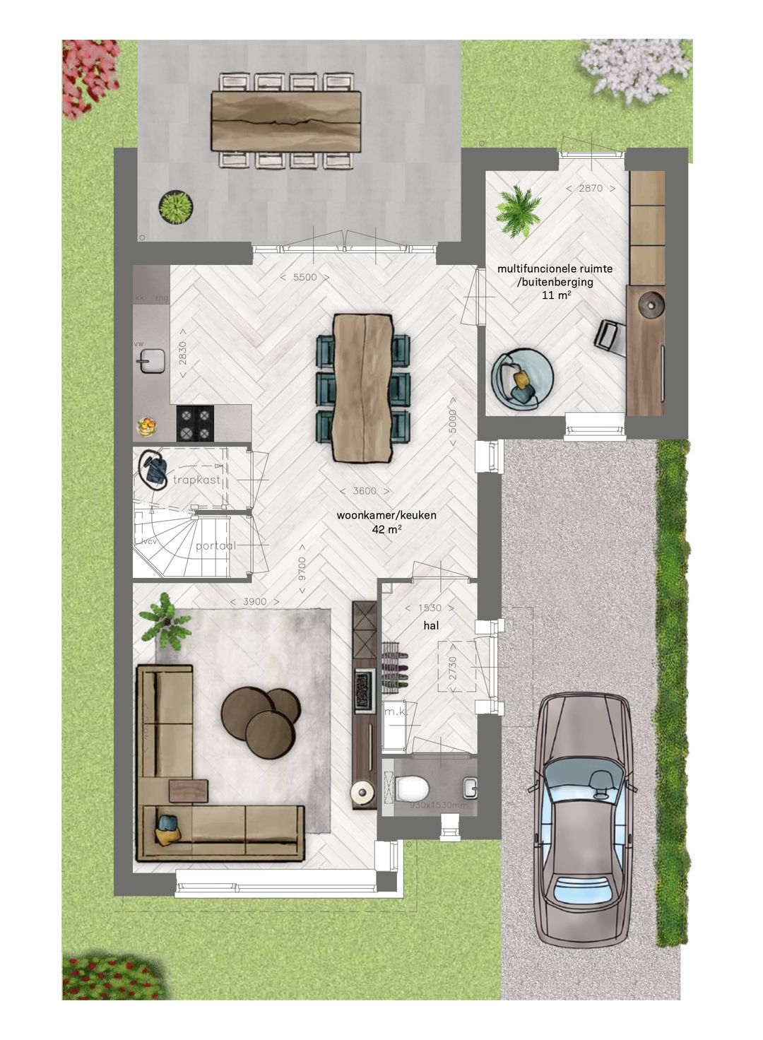 Photo 2 of KV4(s)-2^1 | langskap (Bouwnr. 292)