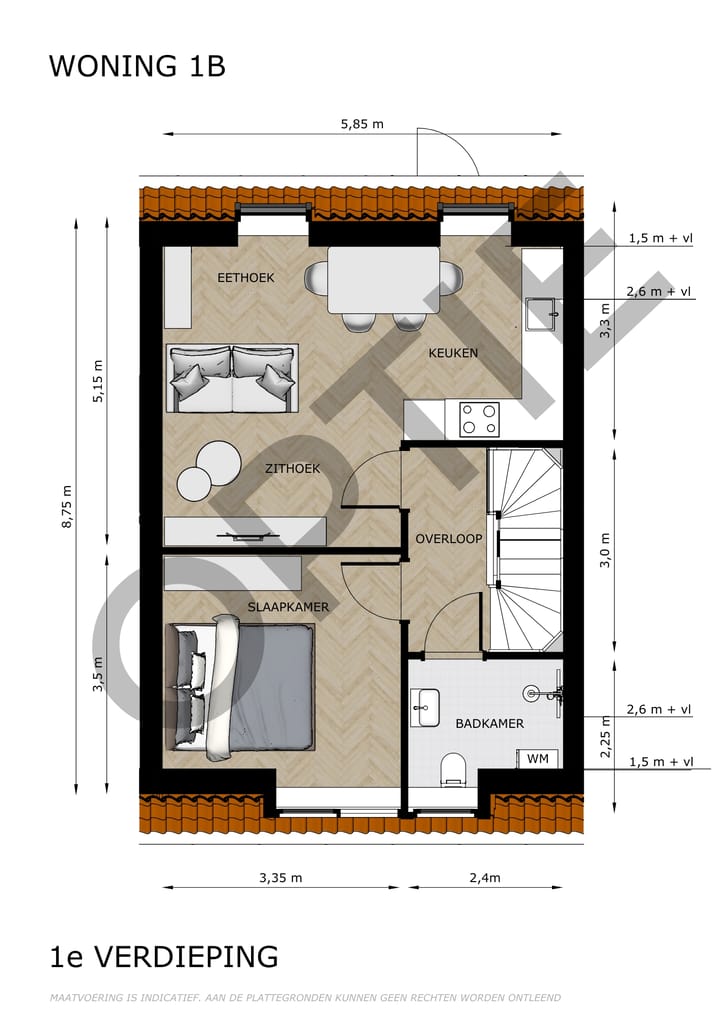 Foto 6 van Beatrixstraat 1B bouwnummer 3