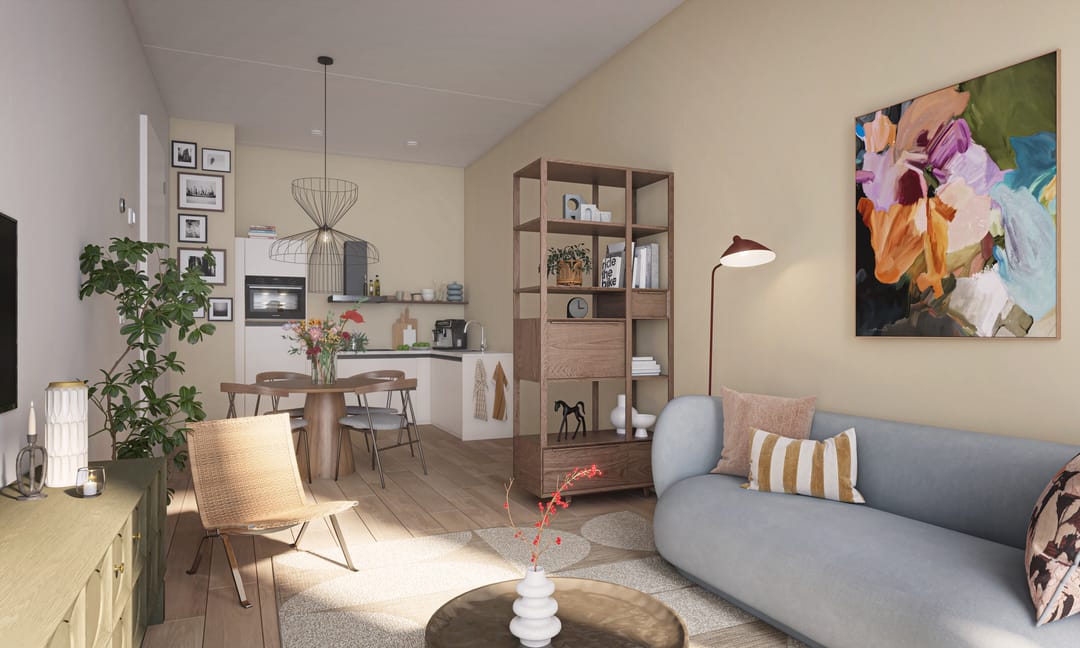 Foto 1 van 2-kamerappartement (type S) (Bouwnr. 109)