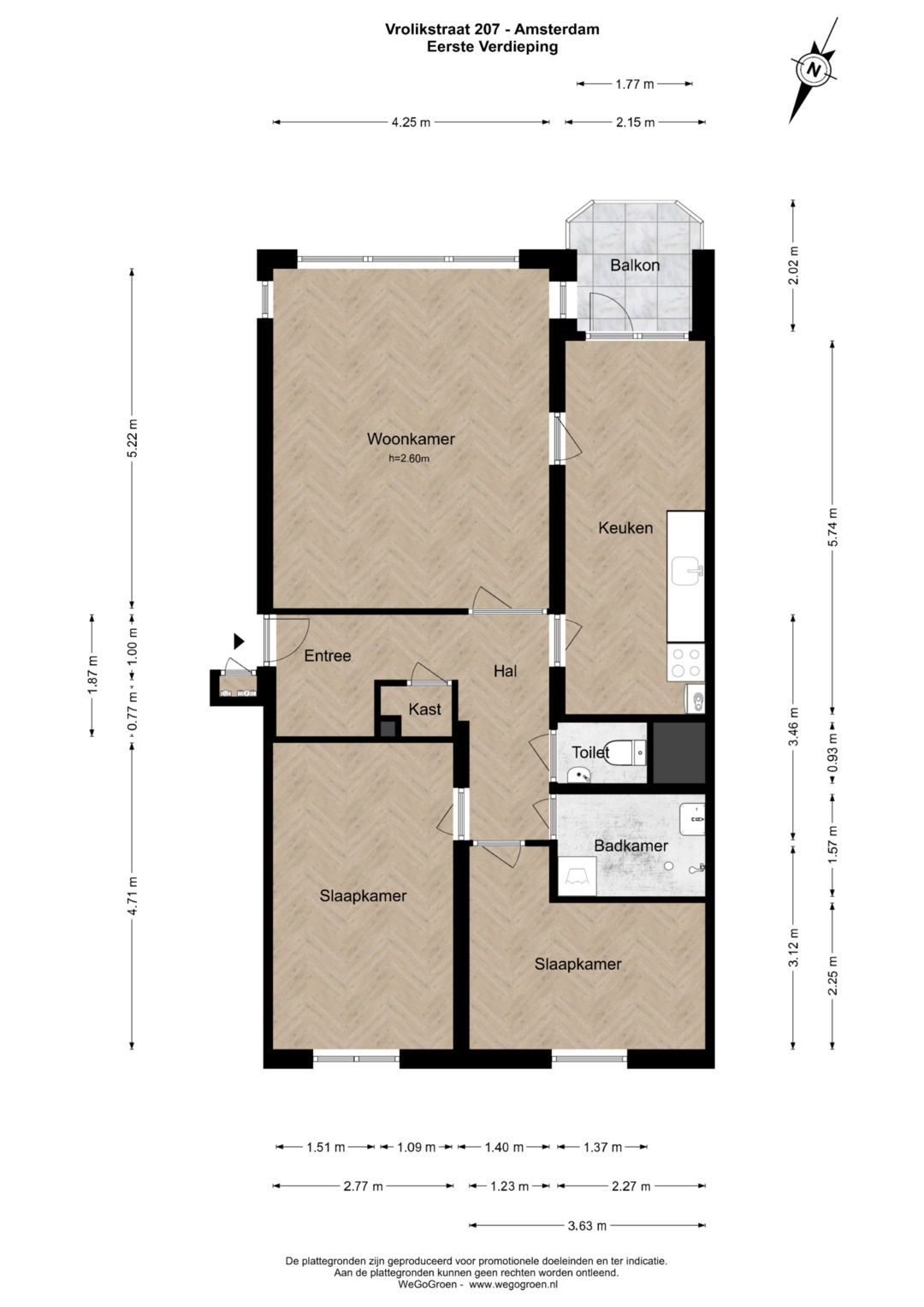 Foto 16 van Vrolikstraat 207