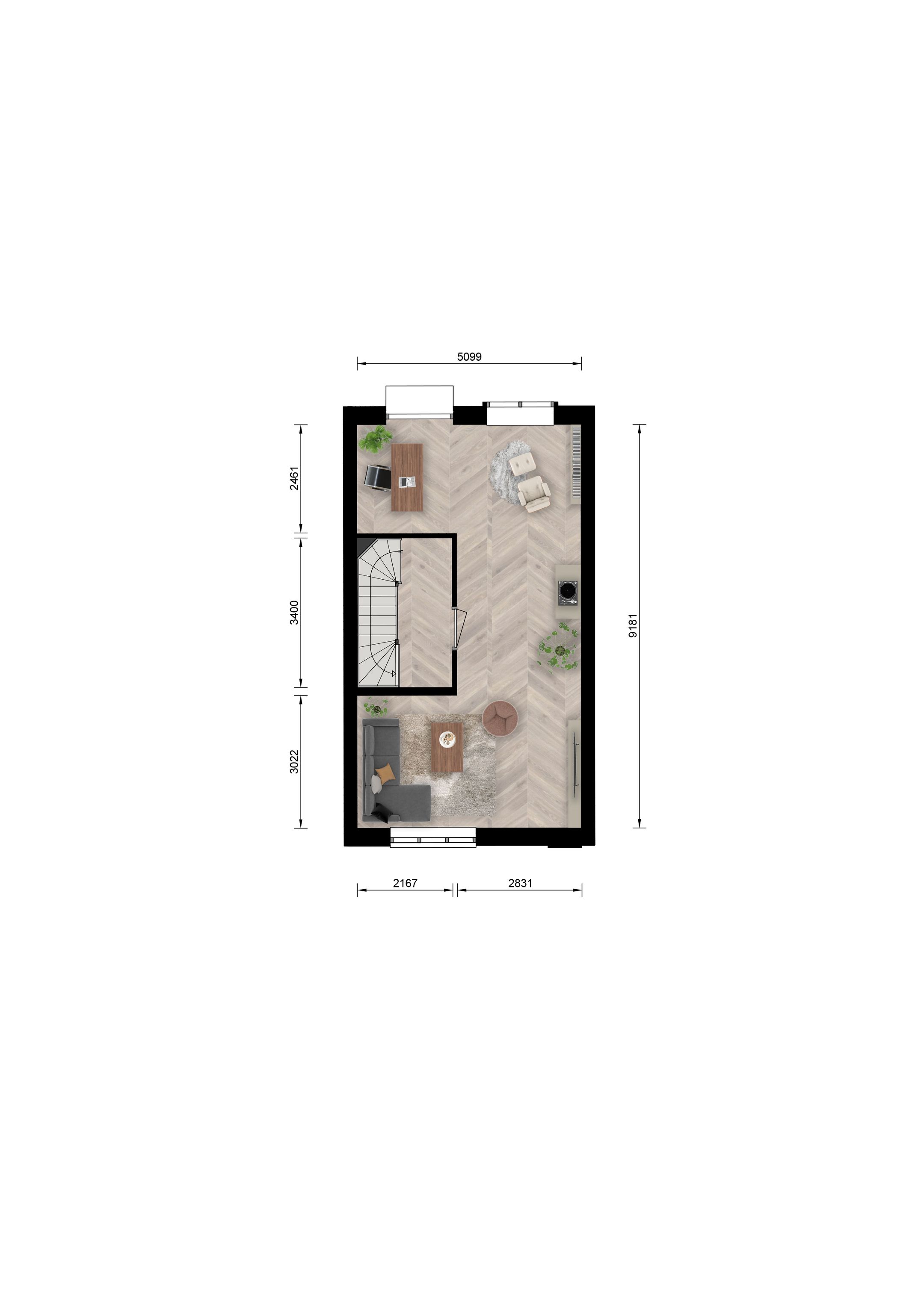 Foto 6 van Herenhuis (Bouwnr. 75)