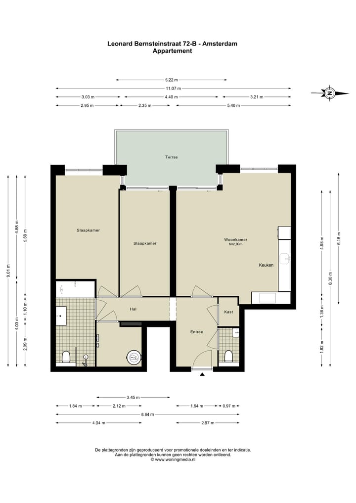 Photo 41 of Leonard Bernsteinstraat 72-B