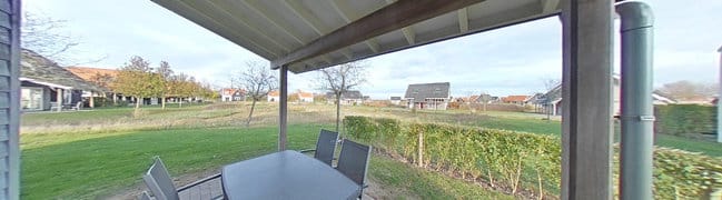 Terras met overkapping