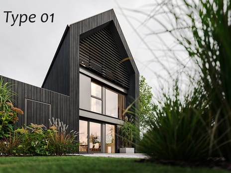 Foto 6 van 4 vrijstaande woningen - woonwijk Kortenoord